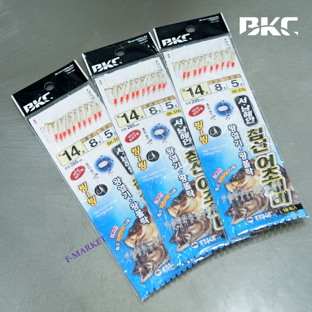 백경 서남해안 침선 어초 볼락 열기 가자미 어피 채비 10본 BK-376 - 상세 이미지 4