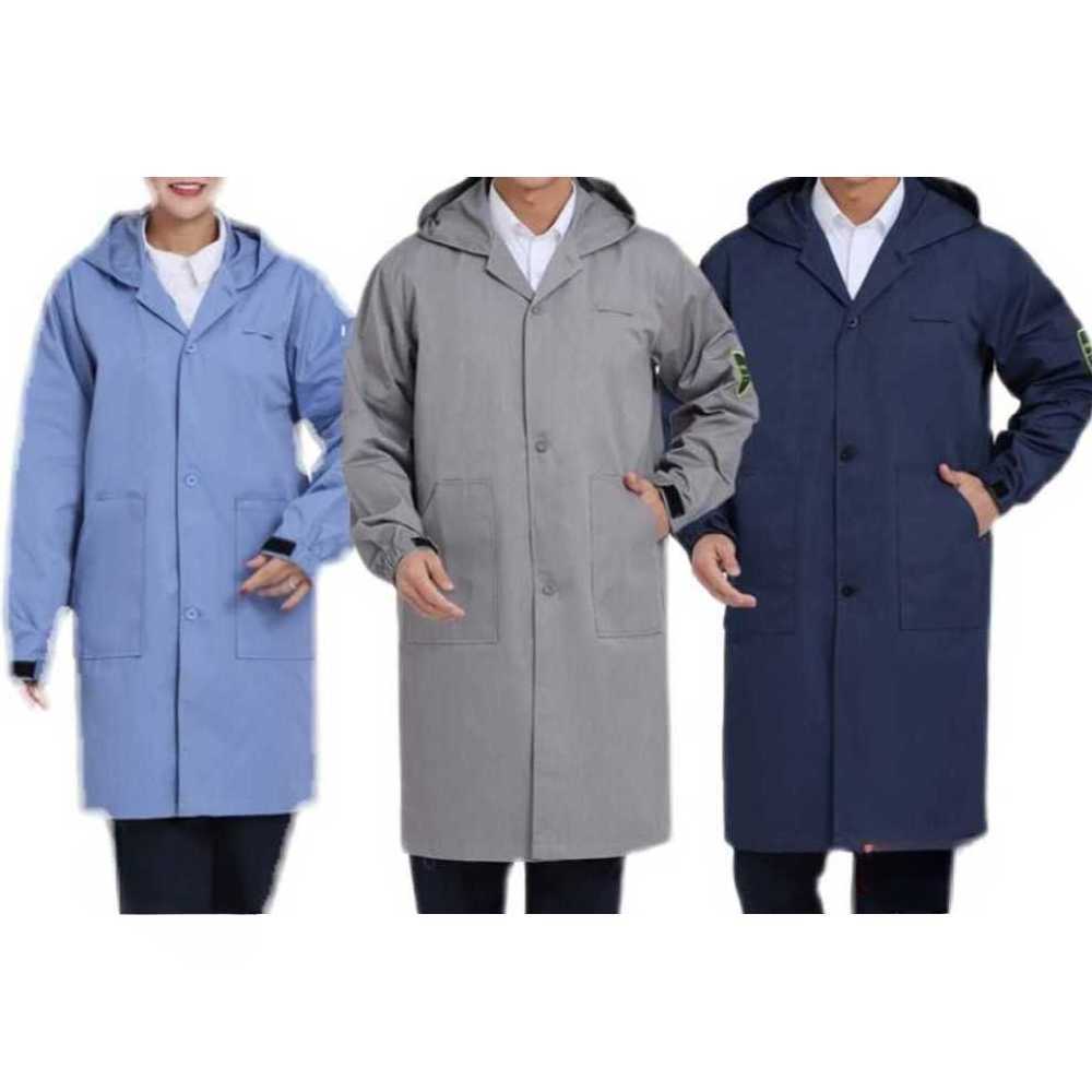 방사선 보호복 X-RAY 가운 납복 환자 방호복 연구실 레이크 블루 S-4XL - 상품 이미지