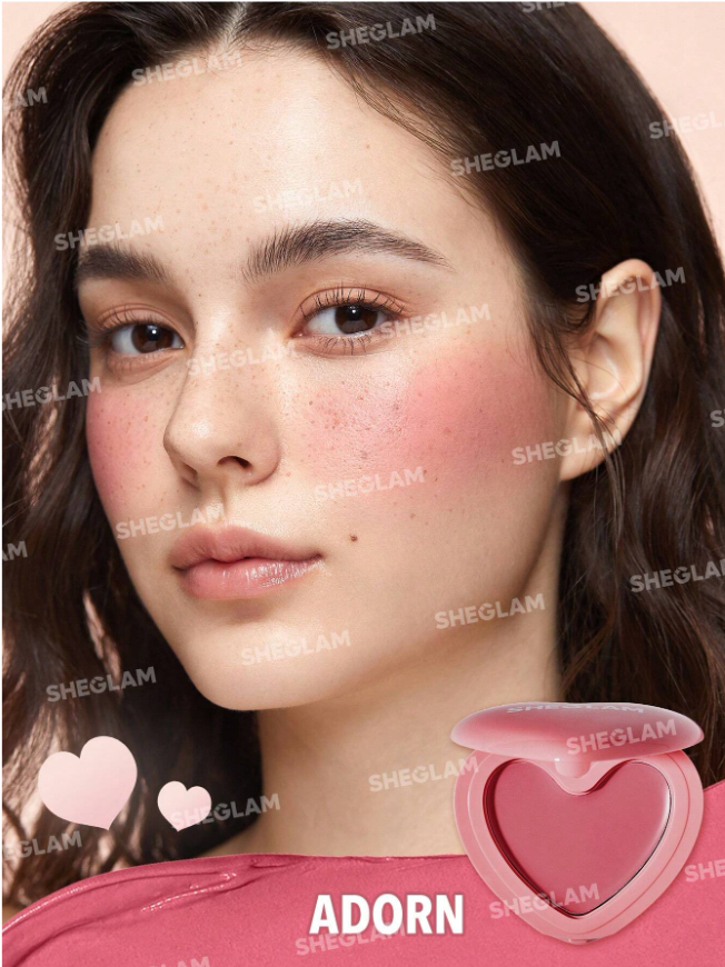 쉬글램 촉촉한 하트 크림 블러셔 크림치크 sheglam cream blush - 상세 이미지 3