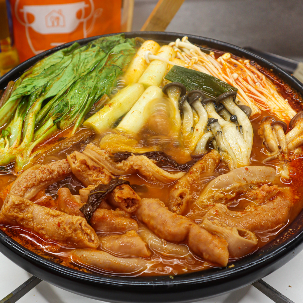 집에서먹자 곱창전골 곱이곱다 푸짐한 풍미가득 간편조리 캠핑 시래기 소 곱창전골 1kg - 상세 이미지 4
