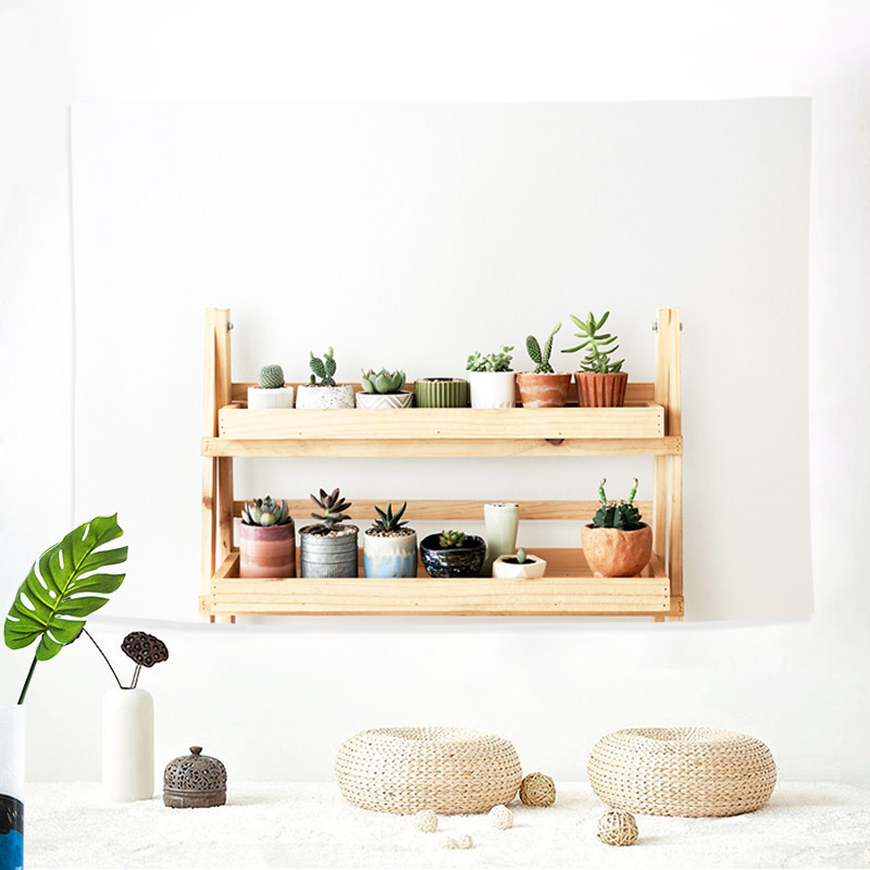 PL01 M 70x50cm 선인장 식물 자연 패브릭포스터 셀프 인테리어 행거 가리개커튼 - 상세 이미지 3
