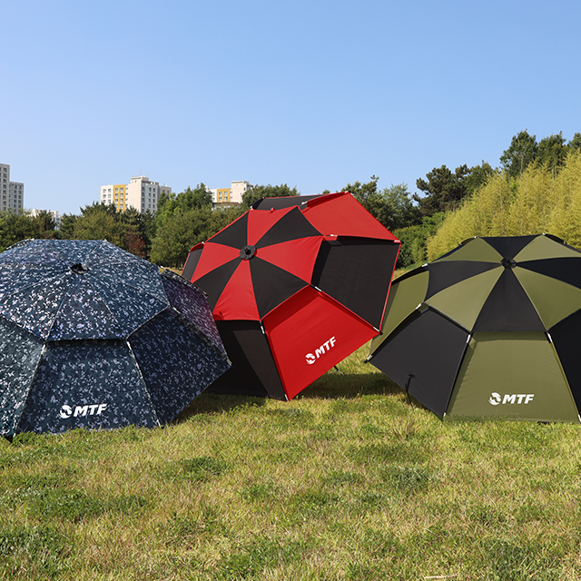 MTF 크고 튼튼한 53인치 파라솔 암막코팅 와이드 초대형 낚시 캠핑 비치 옥상