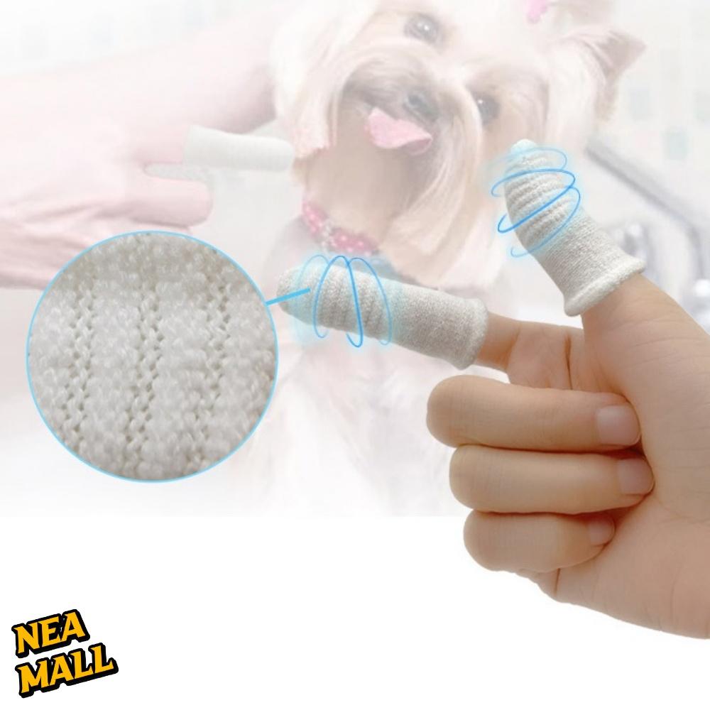 면 강아지거즈칫솔 펫 손가락거즈칫솔 고양이 양치