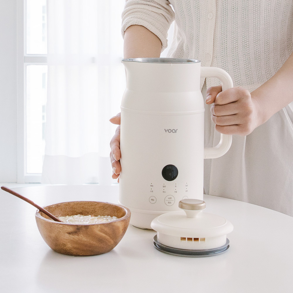 보아르 웰빈 두유 제조기 검은콩 두유기 이유식 만드는 기계 가정용 죽 두부 콩물 메이커