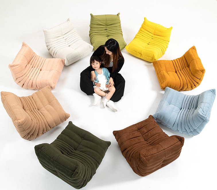 미니 토고 소파 Togo sofa 스웨이드 - 상세 이미지 2