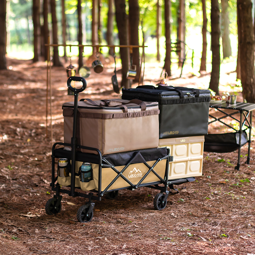 레토 접이식 캠핑웨건 카트 백도어 오픈형