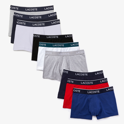 [LACOSTE] 라코스테 정품 남성 언더웨어 드로즈 3종 세트 (5H3389) 제품 이미지