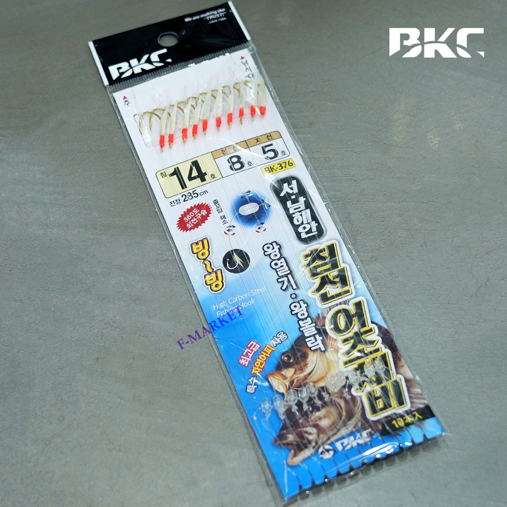 백경 서남해안 침선 어초 볼락 열기 가자미 어피 채비 10본 BK-376 - 상세 이미지 2