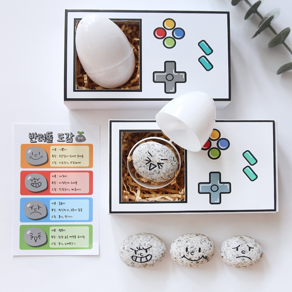반려돌 애완돌 애완 돌멩이 돌 키우기 [시즌2 맹구 반려석 쓸데없는 돌맹이 선물 스톤] - 상품 이미지