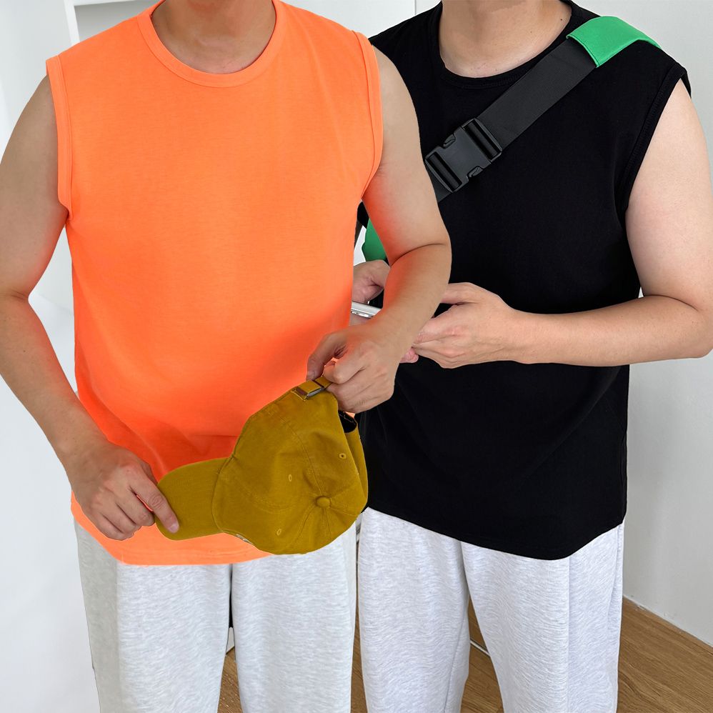 남성나시티 오버핏나시 남자민소매 - 상세 이미지 5