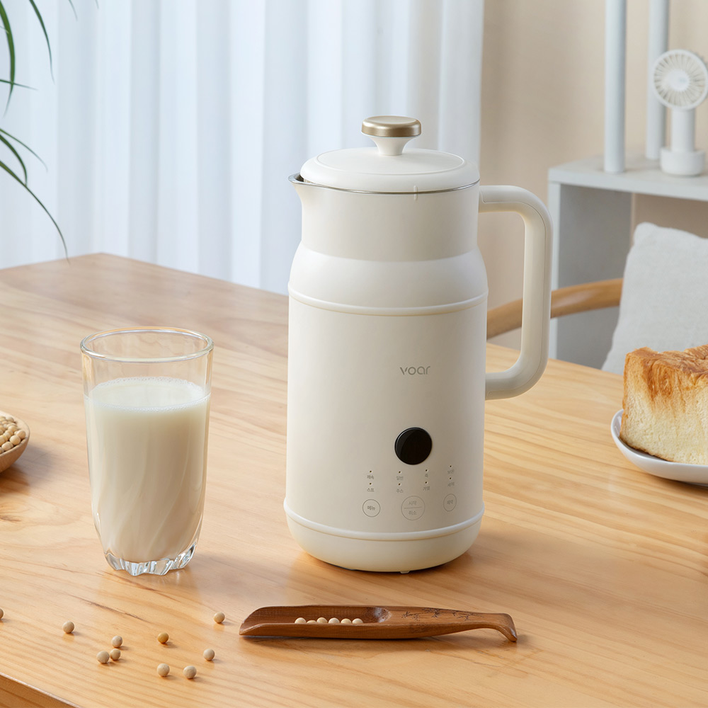 보아르 웰빈 두유 제조기 검은콩 두유기 이유식 만드는 기계 가정용 죽 두부 콩물 메이커