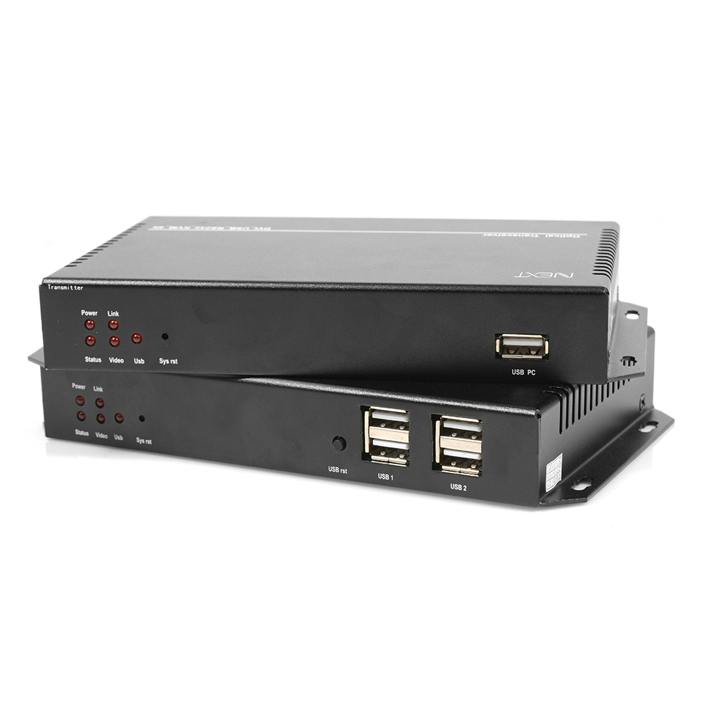 넥스트유 DVI KVM 광리피터 20Km 연장기 1029DFC-KVM - 상세 이미지 4