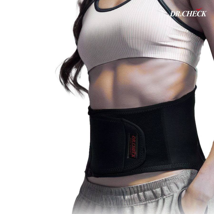 닥터체크 고급형 허리보호대 헬스 허리디스크 복대 리프팅벨트 복압벨트 척추 보호 통기성