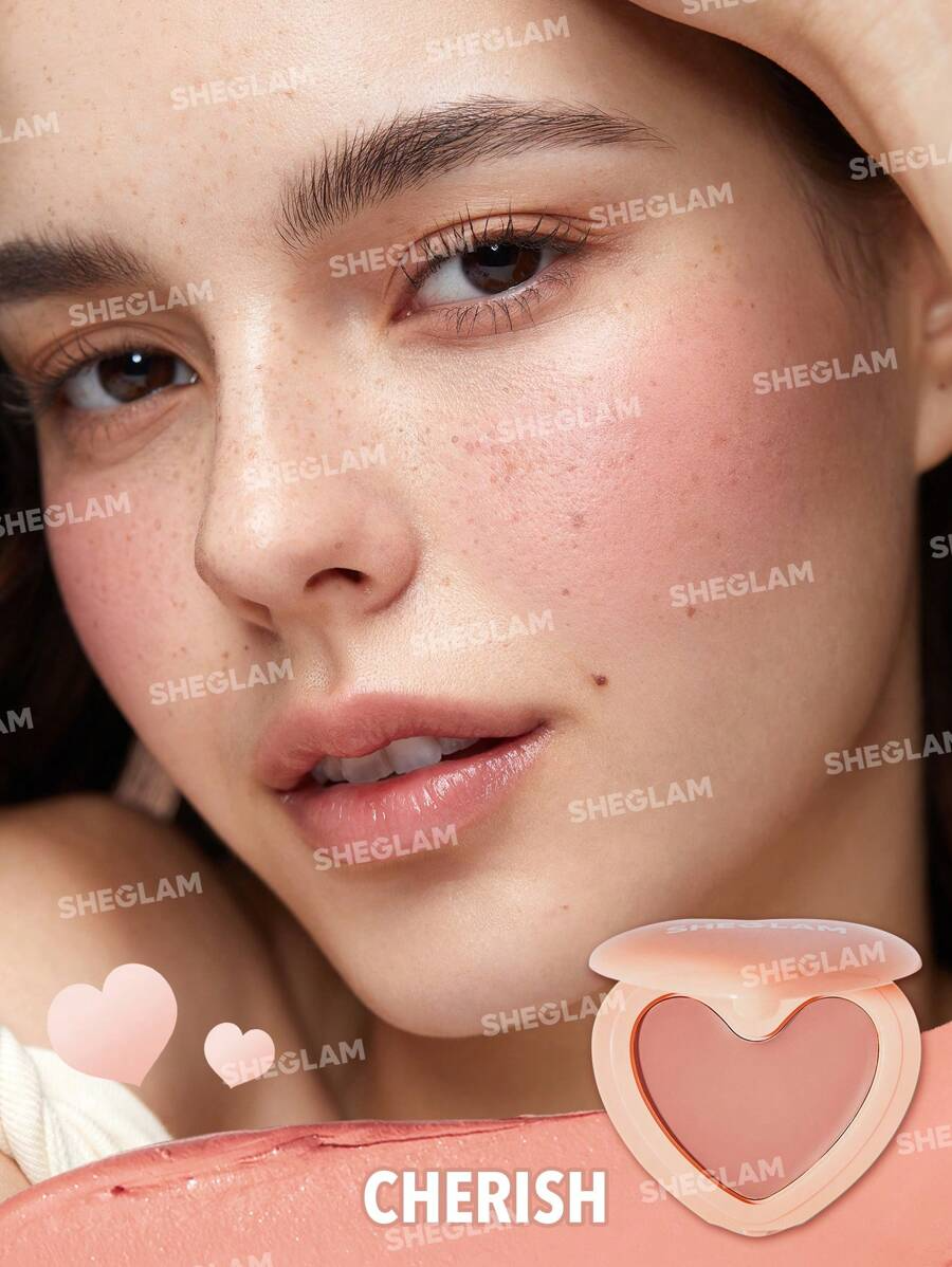 쉬글램 촉촉한 하트 크림 블러셔 크림치크 sheglam cream blush - 상세 이미지 2