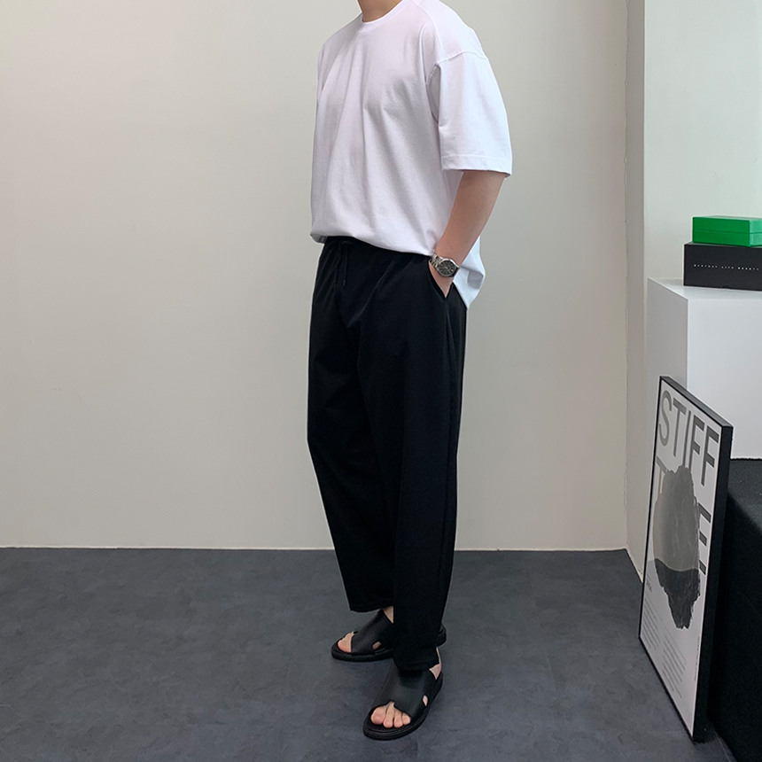 남자냉장고바지 남자쿨바지 남성와이드팬츠 - 상세 이미지 4