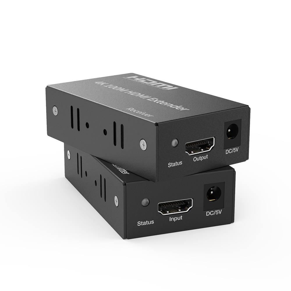 넥스트유 HDMI 4K30Hz 100m 거리 연장 송 수신기 8100UHD - 상품 이미지