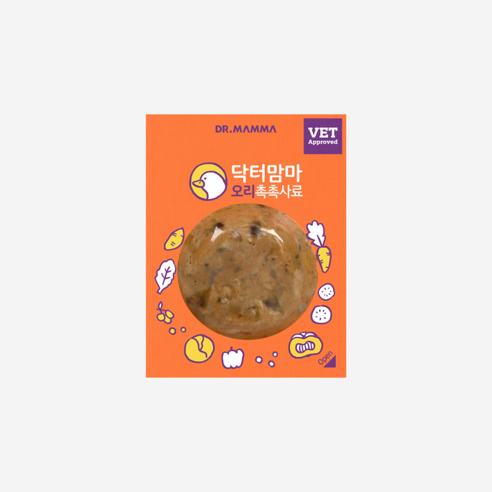 닥터맘마 강아지 반려견 습식 화식 촉촉사료 오리 700g - 상세 이미지 2