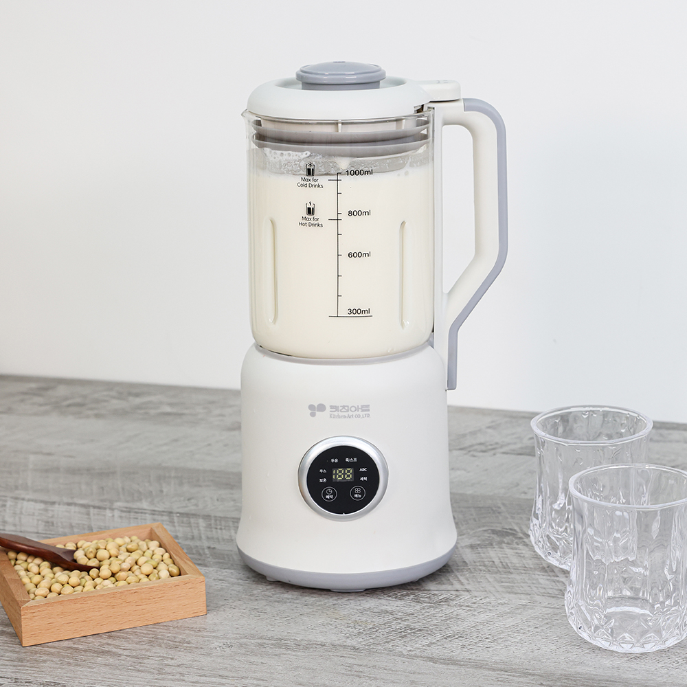 키친아트 두유 제조기 1L 대용량 가정용 콩물 죽 메이커 만드는기계