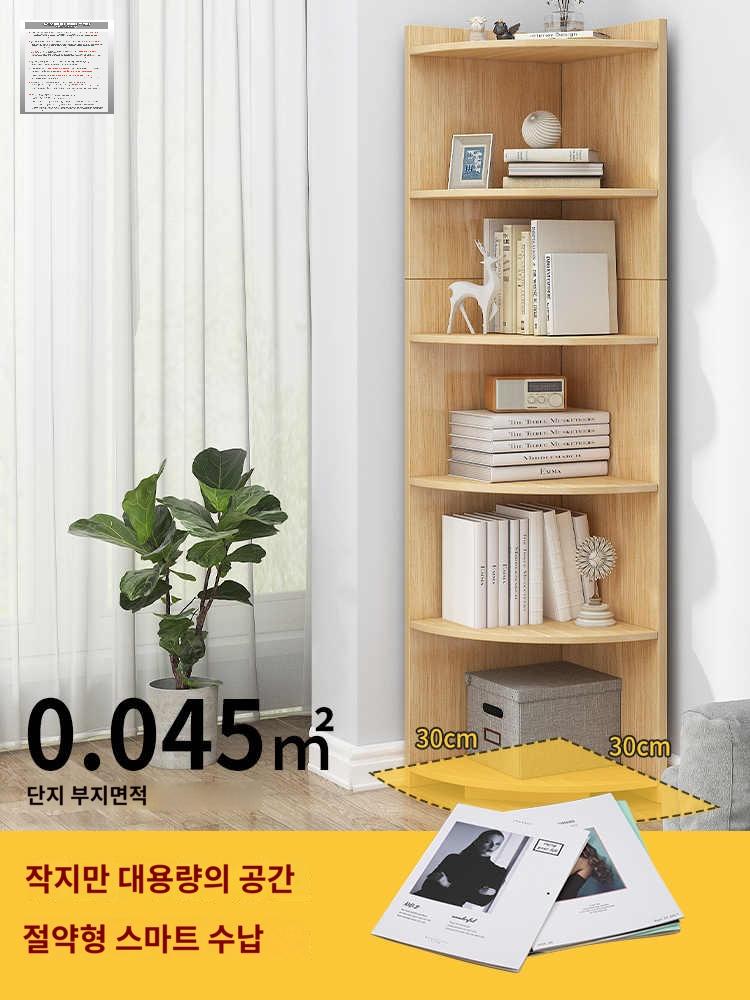 모서리 수납장 서랍장 코너 틈새 라운드 선반 구석 - 상세 이미지 5