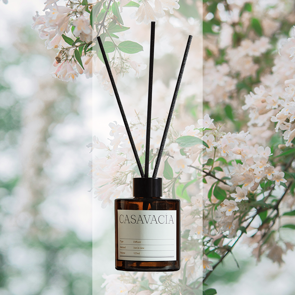 화이트 자스민 앤 민트 꽃향 디퓨저 안방 방향제 Eau de Parfum(25%) - 상품 이미지
