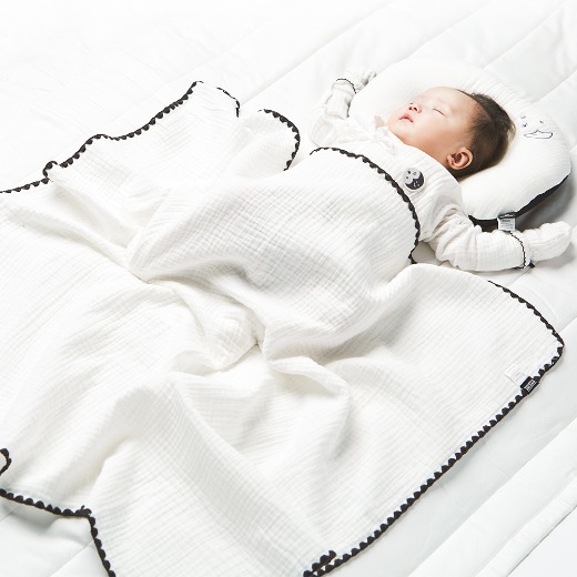 베이비앙 무형광 스타라이트 3중거즈 40수 속싸개(블랭킷, 아기목욕타올 겸용)