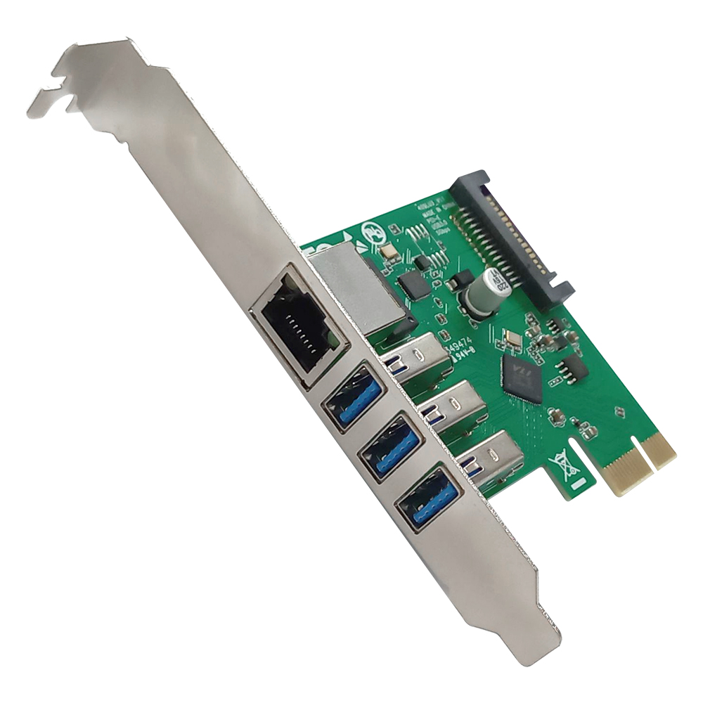 [리퍼상품P] NEXT-409LU3 기가랜+USB3.0 3포트 PCIe 확장카드 NEXT-409LU3 - 상품 이미지