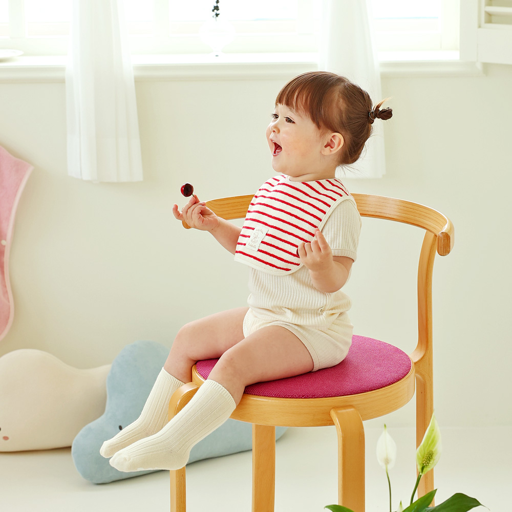 마롤로뜨 테리 모달 아기턱받이 신생아 침받이 어린이집 이유식 턱받이