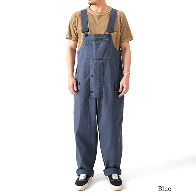 나이젤카본 Nigel Cabourn 라이브로 나발 던가리 헤링본 오버올 멜빵바지 P-70 - 상세 이미지 3