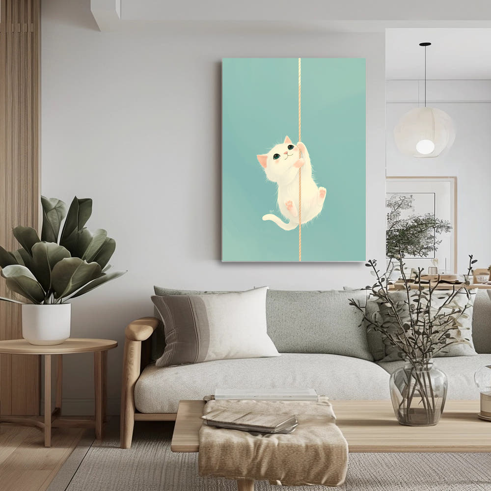 햇살아래냥 A1 캔버스액자