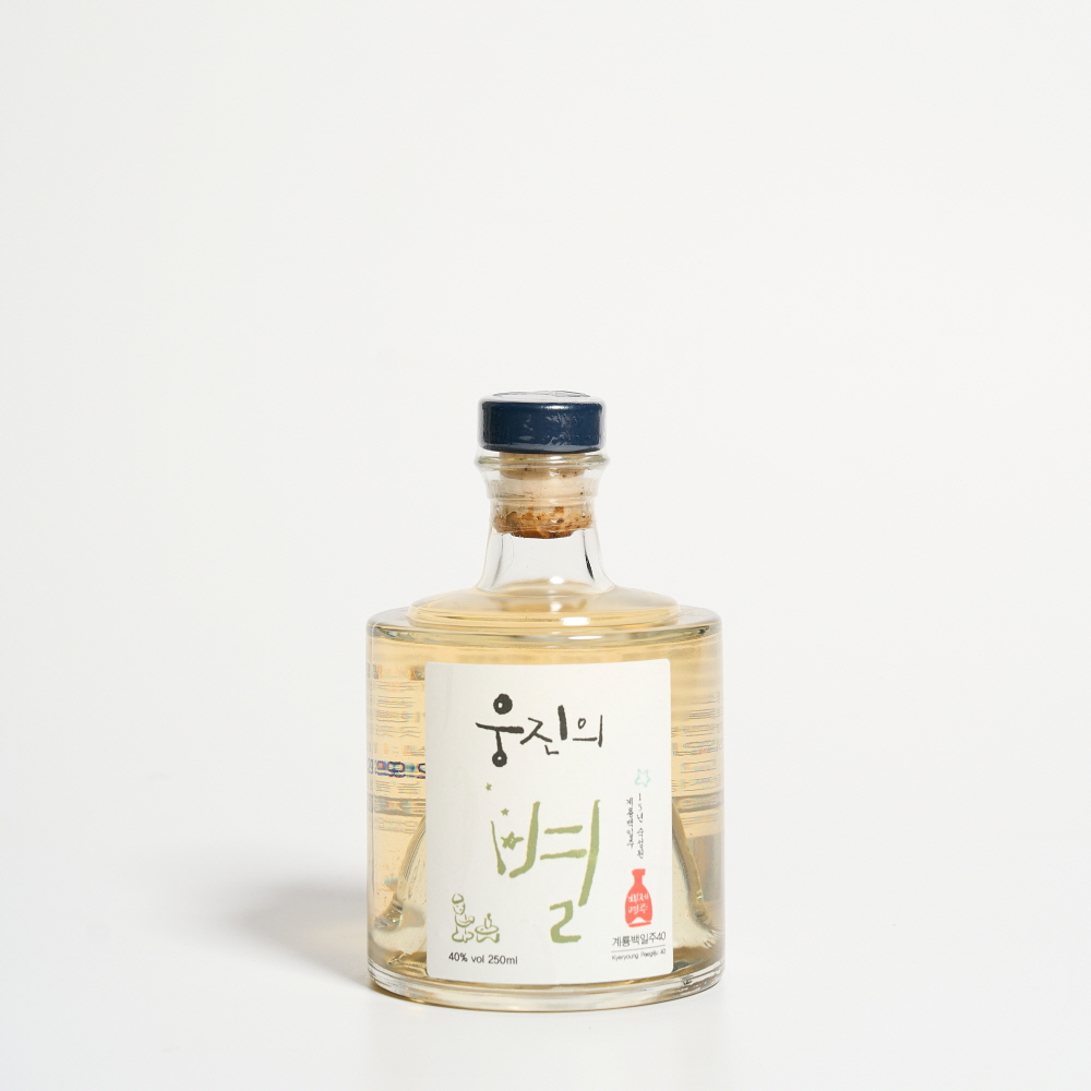 계룡백일주 한정판 12년 숙성 40도 250ml 선물세트 이성우명인 (케이스,쇼핑백 포함) - 상세 이미지 3