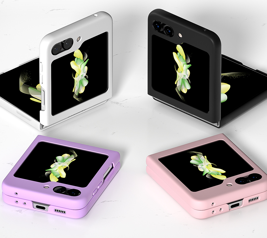 갤럭시 Z플립 슬림 하드 범퍼 핸드폰 케이스 핑크, 갤럭시Z 플립6 - 상세 이미지 3