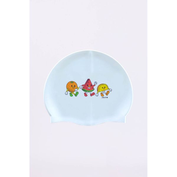 졸린 실리콘 수모 수영모자 플룻 샐러드 Jolyn Silicone Swim Cap - Fruit Salad - 상품 이미지