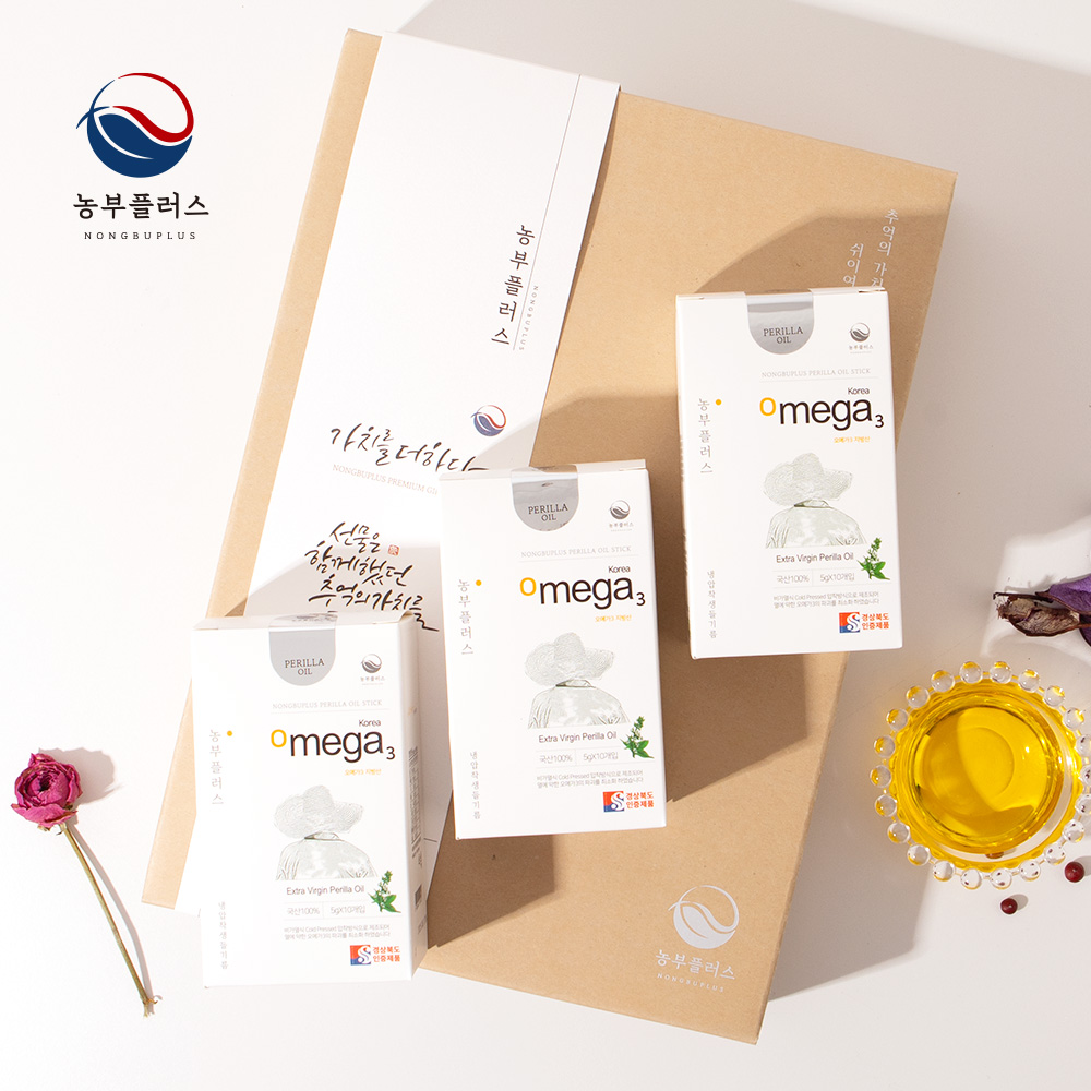 농부플러스 국산 냉압착 생들기름 스틱 선물세트 ( 5g x 30개입 )