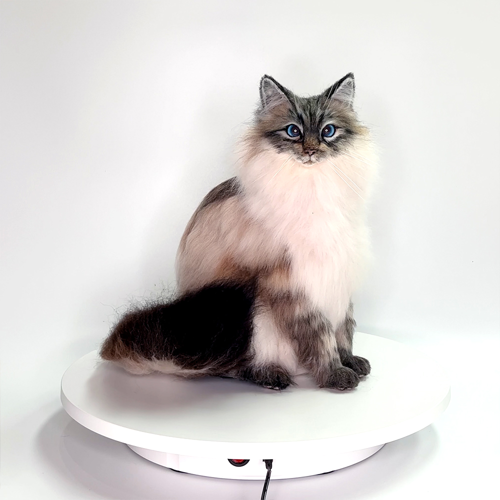 제품 사진 촬영 360도 자동 전동 회전판 촬영용 빅 턴테이블 42cm 대형