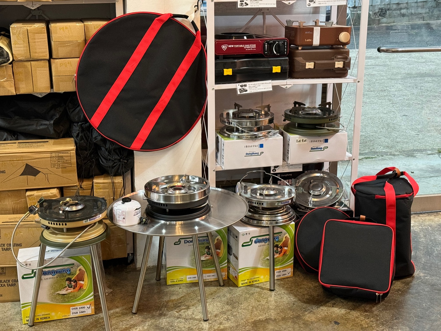 동성 해바라기 버너 DSR 1005 캠핑 화력 조절기 LPG 3KG 가스통 호환