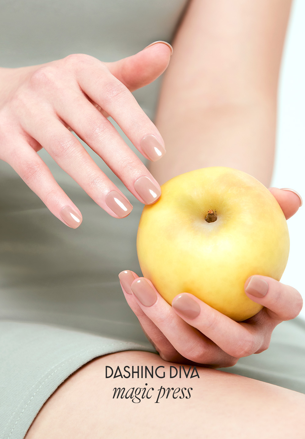 Dashing Diva Magic Press Rose Beige Set Main