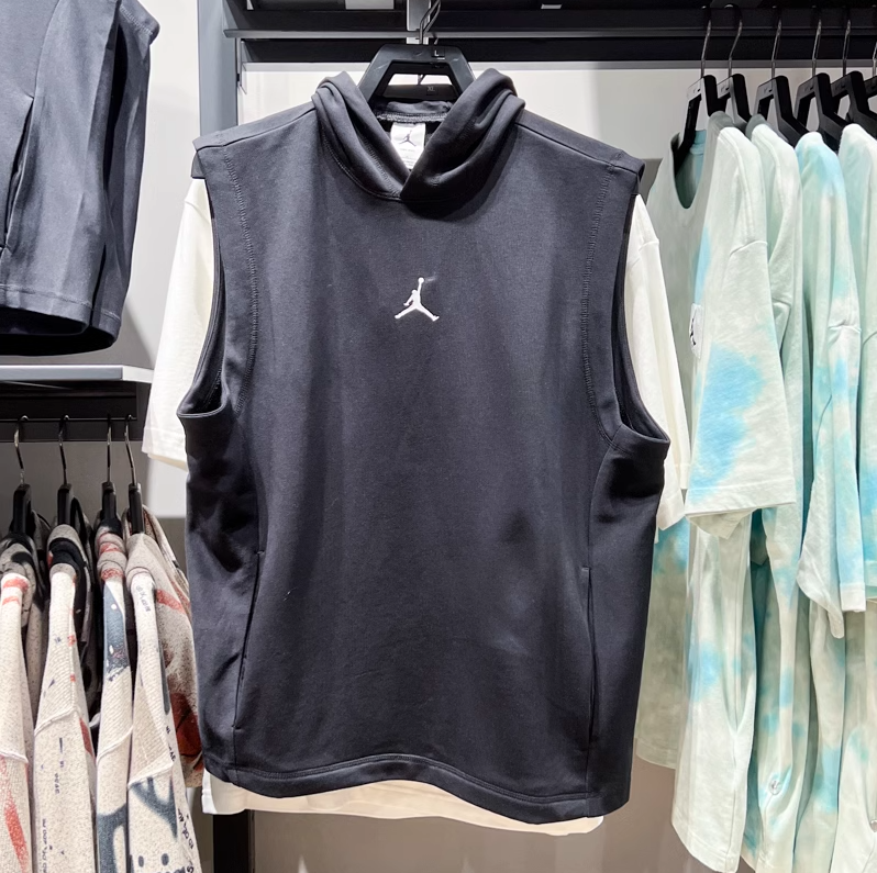 나이키 조던 드라이핏 플리스 민소매 후드 티셔츠 DZ0572-010