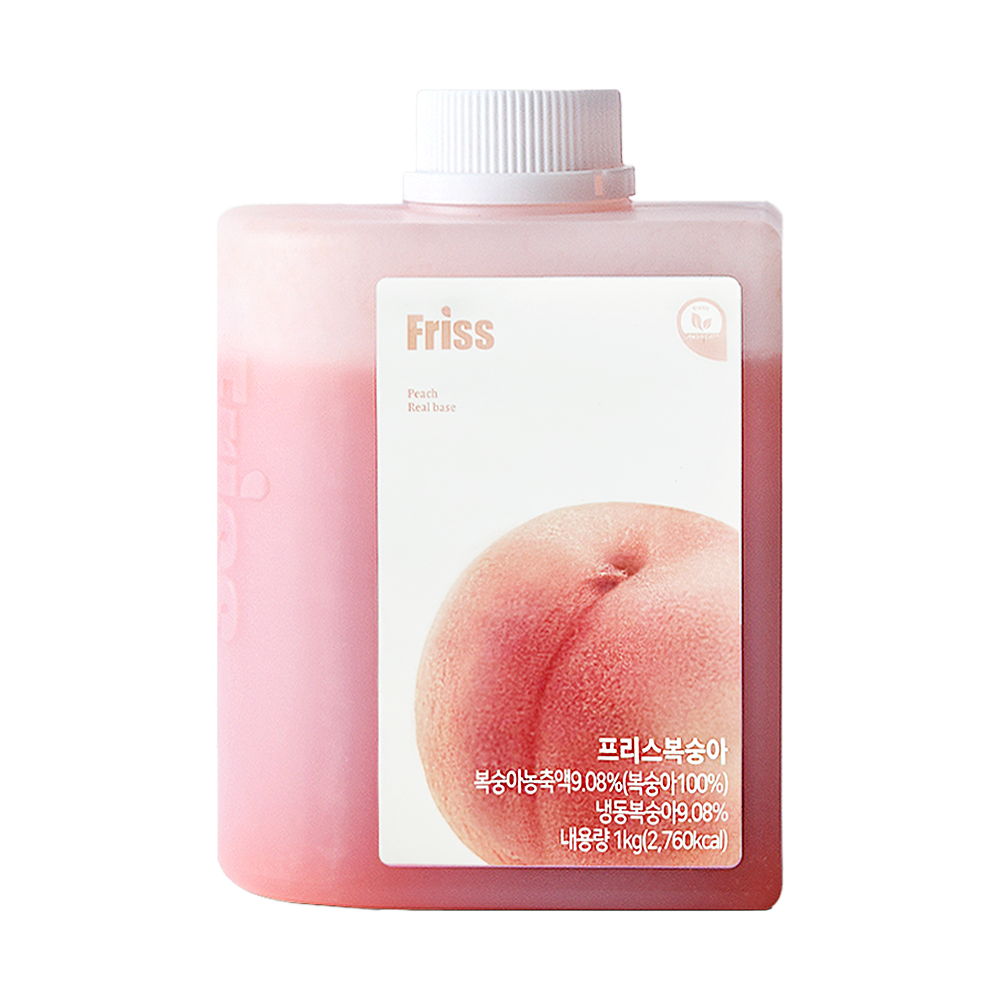 프리스 복숭아 농축액 1kg 복숭아원액 피치에이드 - 상품 이미지