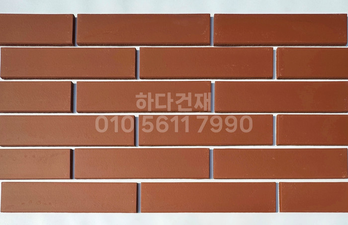테라코타타일 점토타일 점보하프 레드 390x90x12T / 하다건재