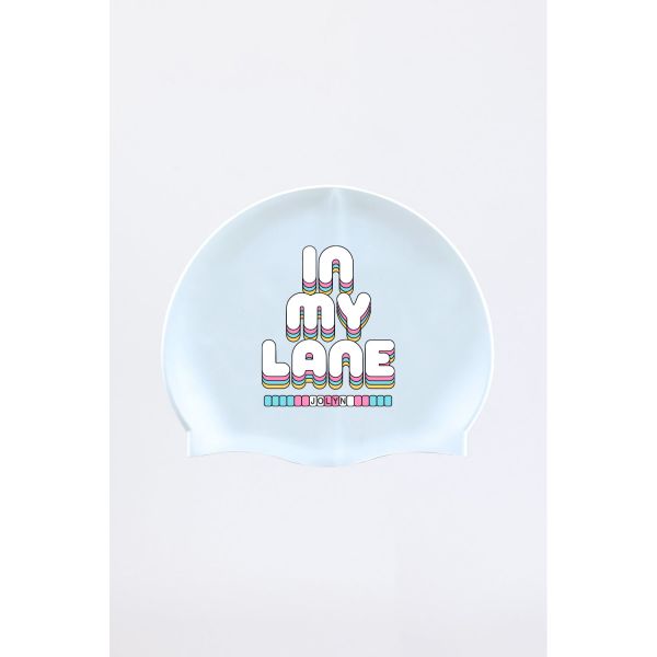 졸린 실리콘 수모 수영모자 마이 레인 Jolyn Silicone Swim Cap - My Lane - 메인 이미지