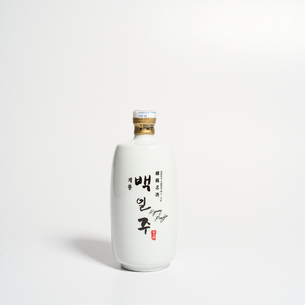 계룡백일주 백화명주 40도 400ml 청와대선정 선물세트 이성우명인 (케이스 포함) - 상세 이미지 4