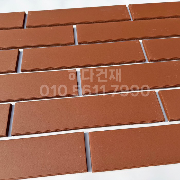 테라코타타일 점토타일 점보하프 레드 390x90x12T / 하다건재