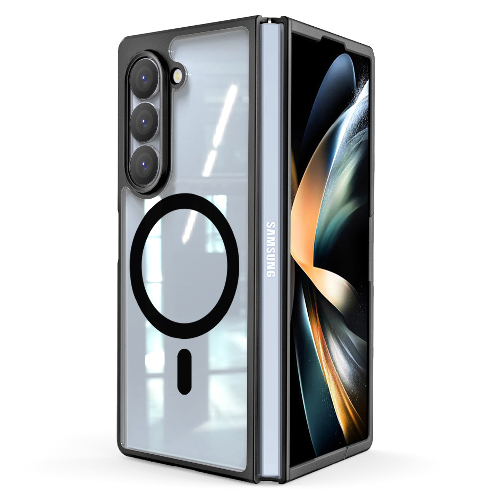 나하로 맥세이프 케이스 아머 하이브리드 블랙, 갤럭시Z 폴드6