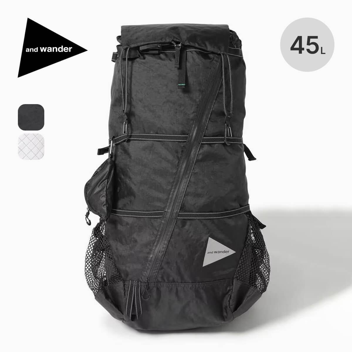 앤드원더 and wander ECOPAK 등산 학생 백팩 45L 5744975189031 - 메인 이미지