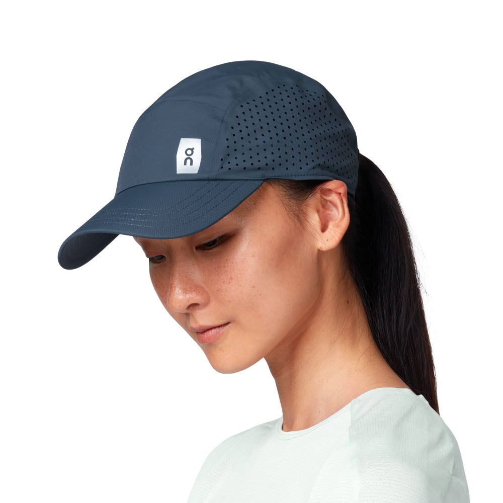 온러닝 러닝 모자 LightWeight Cap 네이비 - 상세 이미지 2