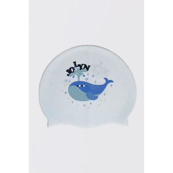 졸린 실리콘 수모 수영모자 웨일웨일 고래 Jolyn Silicone Swim Cap - Whalewhale - 상품 이미지