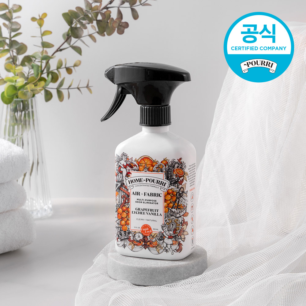 [홈푸리] 집안 공기 탈취제 냄새 제거 거실 룸스프레이 그레이프프루트 리치바닐라, 325ml, 1개 - 상세 이미지 2