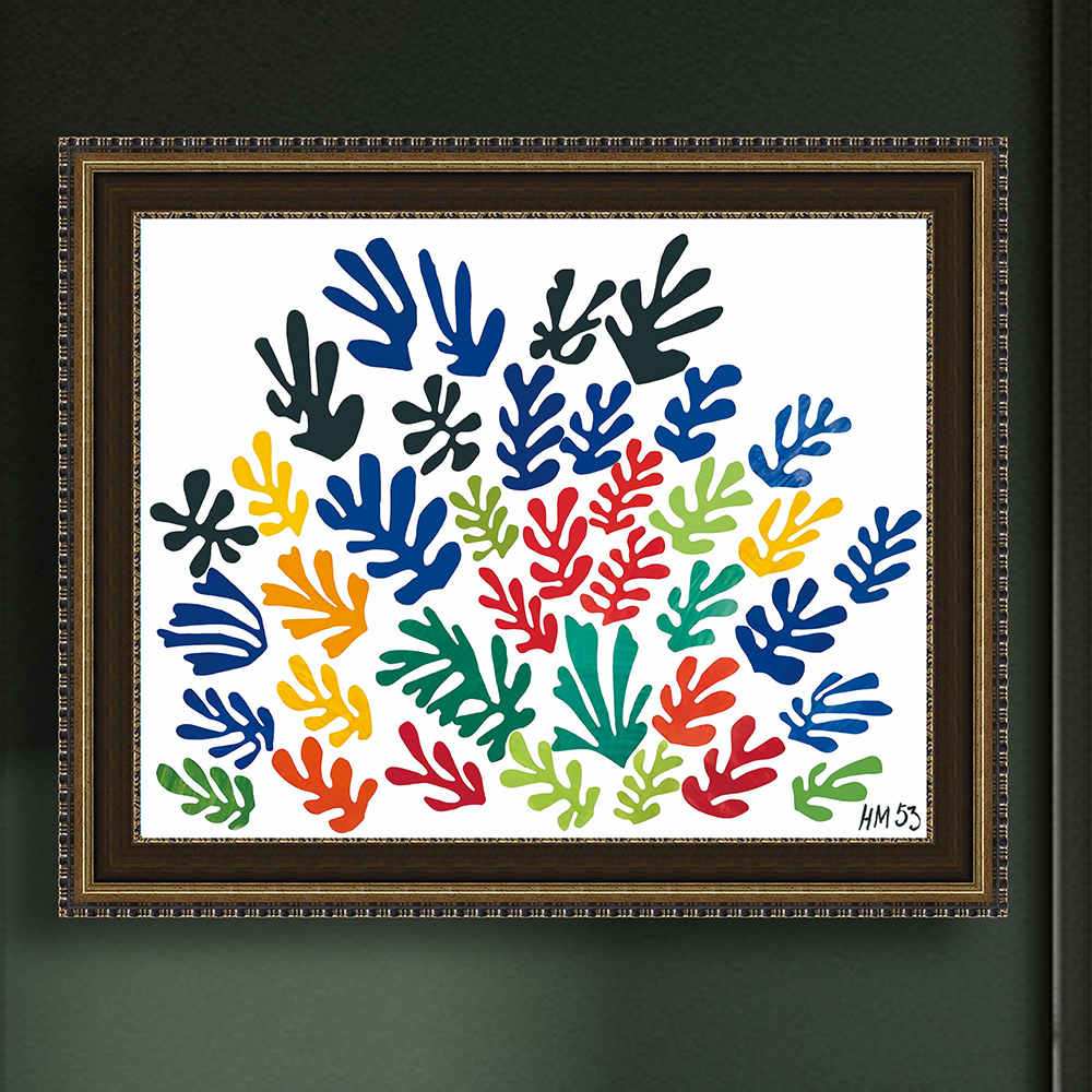 니스만 53X67 cm 812 앤티크 실버액자 앙리 마티스 명화 그림 이미지 7
