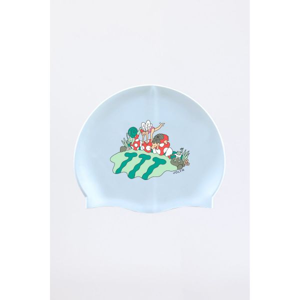 졸린 실리콘 수모 수영모자 페어리 다이브 Jolyn Silicone Swim Cap - Fairy Dive - 상품 이미지