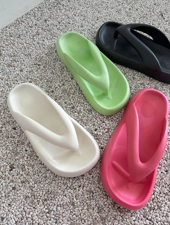 말랑말랑 통굽 가벼운 플립플랍 쪼리 슬리퍼 여름 여성샌들